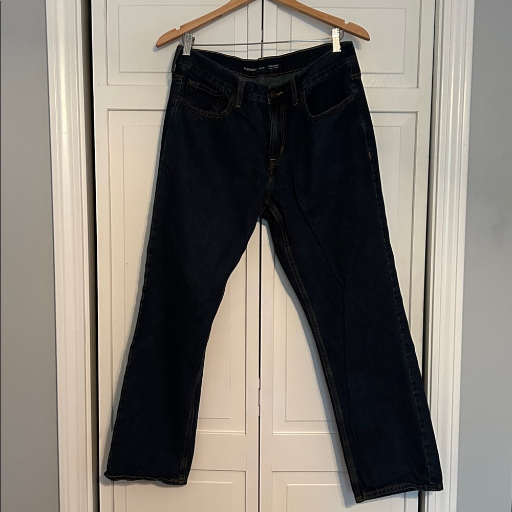Old Navy Men’s dark wash jeans 34x30 NWOT